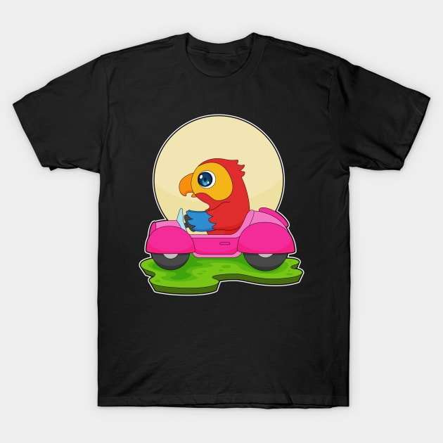 Parrot Car T-Shirt by Markus Schnabel